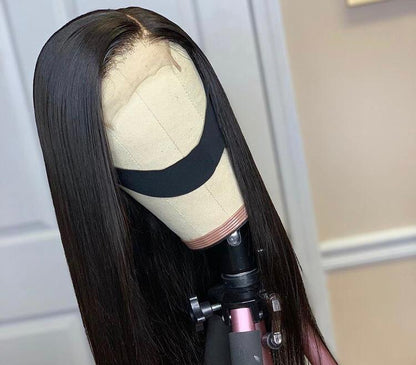 Mercy 3way closure silky straight preplucked wig