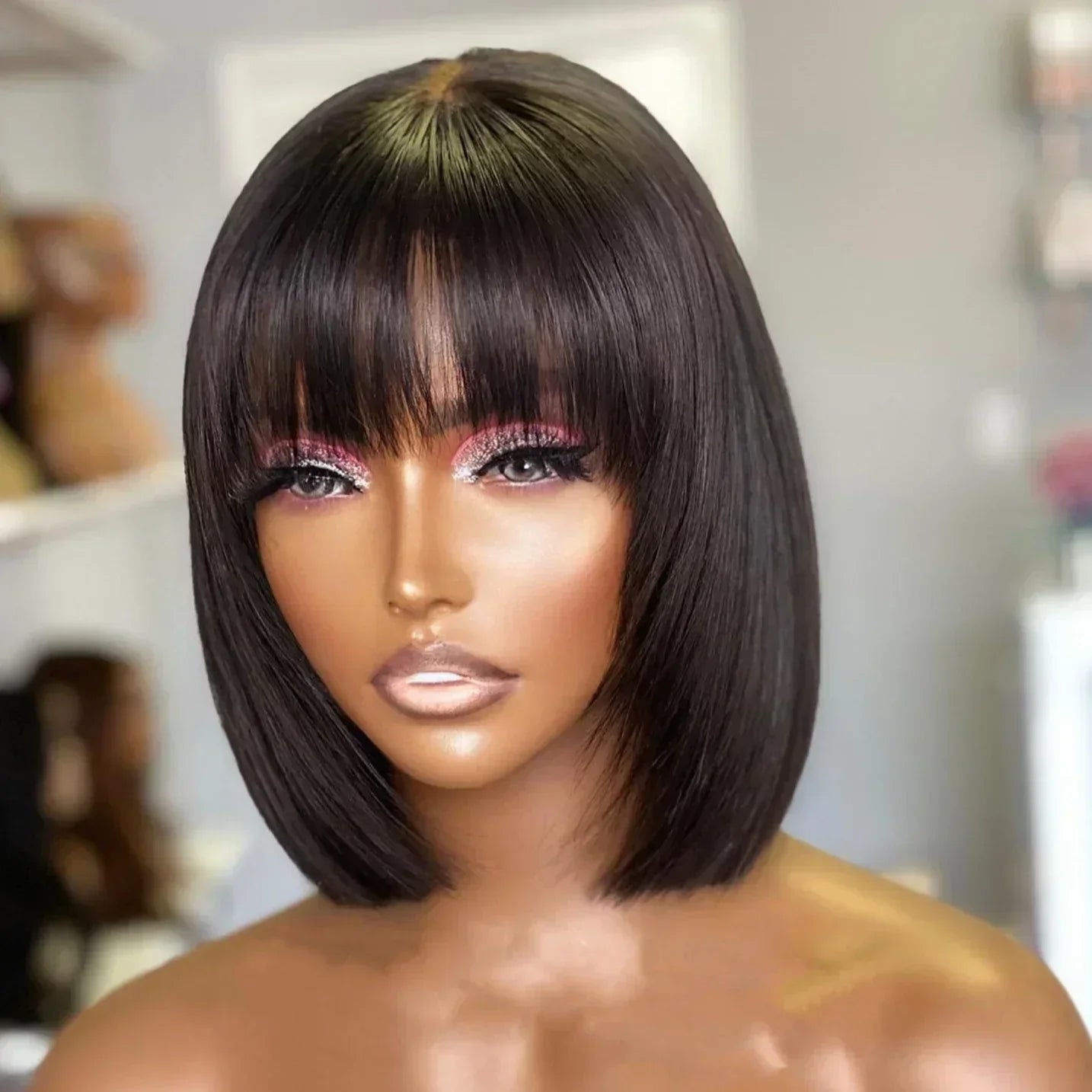 Rihanna Fringe Bob