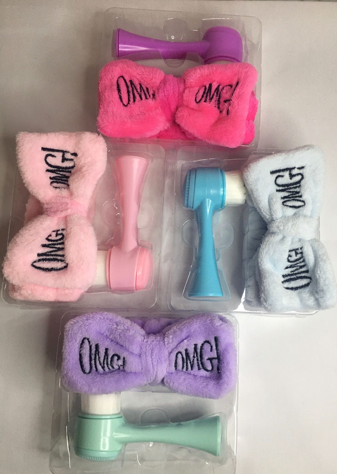 OMG Headband & Facial Cleanser Brush